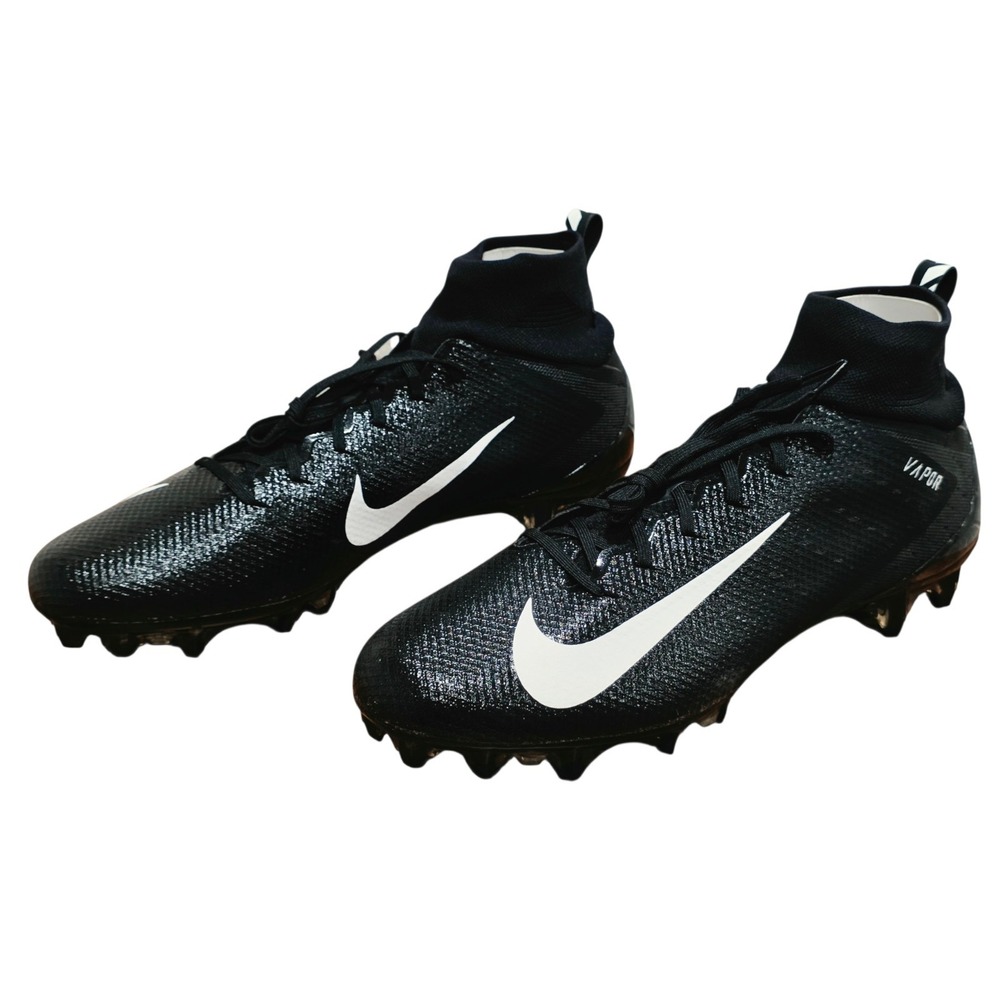 Nike Vapor Untouchable Pro 3 Football Cleats Black White Sz 16 AO3021-010 NWB